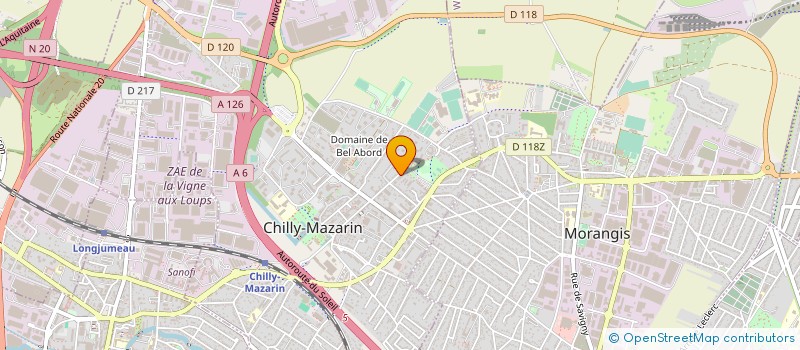 localisation de l'entreprise SMS à CHILLY-MAZARIN