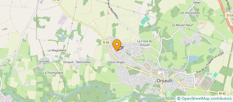 localisation de l'entreprise SMS à ORVAULT