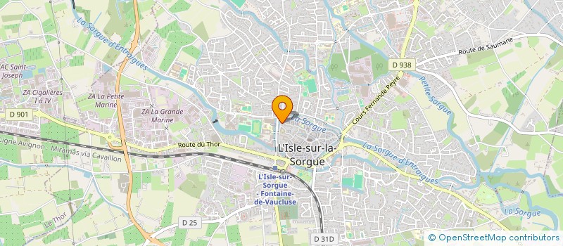 localisation de l'entreprise SMS  L'ISLE-SUR-LA-SORGUE