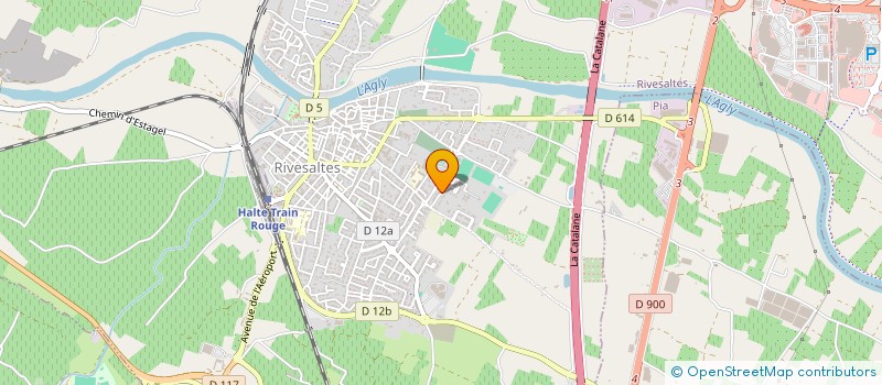localisation de l'entreprise SMS  RIVESALTES