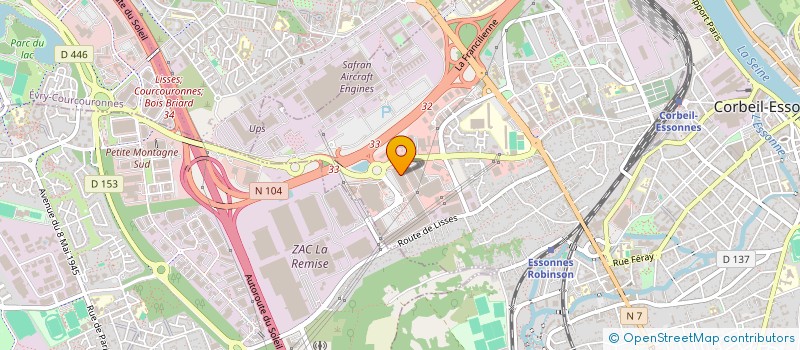 localisation de l'entreprise SMS AUTO SERVICES à CORBEIL-ESSONNES