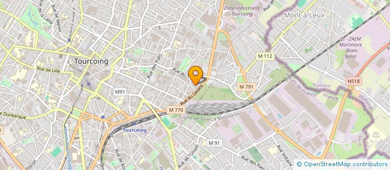 localisation de l'entreprise SMS AVENIR  TOURCOING