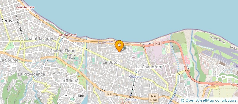 localisation de l'entreprise SMS CONSTRUCTION à SAINT-DENIS