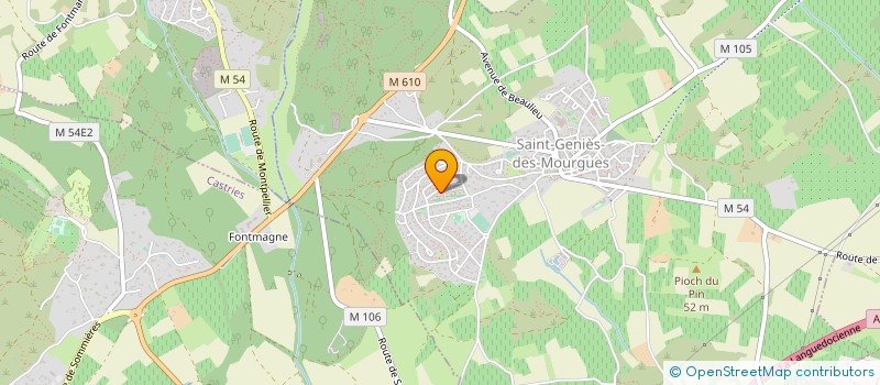 localisation de l'entreprise SMS CUISINE à SAINT-GENIES-DES-MOURGUES