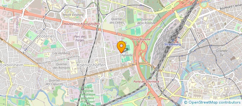 localisation de l'entreprise SMS EXPRESS à STRASBOURG