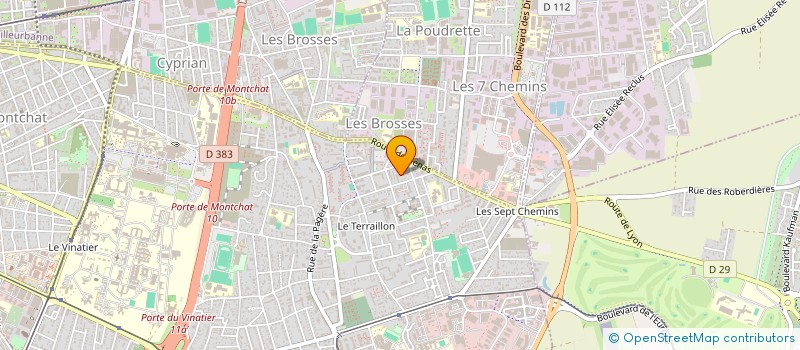 localisation de l'entreprise SMS-IG à BRON