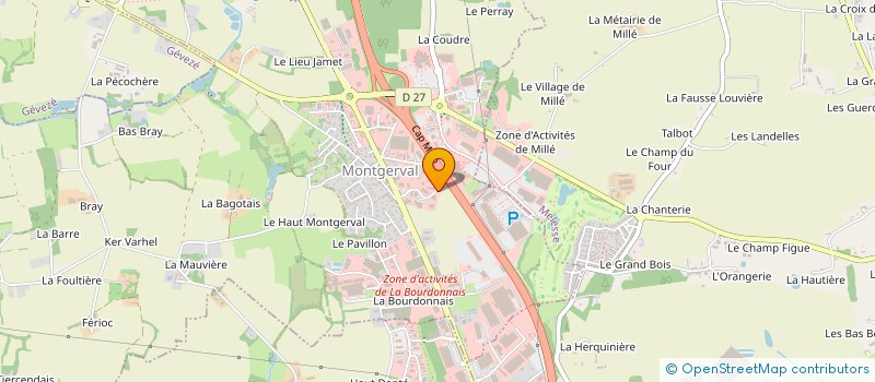 localisation de l'entreprise SMS IMMO  LA MEZIERE