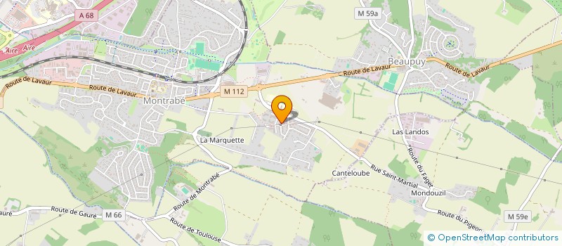 localisation de l'entreprise SMS MULTISERVICE 31  MONTRABE