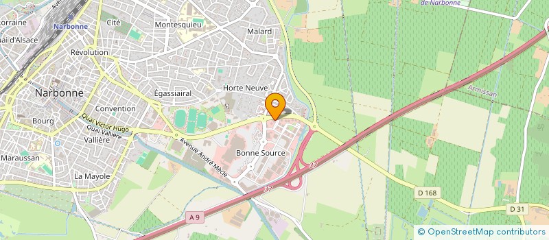 localisation de l'entreprise SMS PROMOTION à NARBONNE
