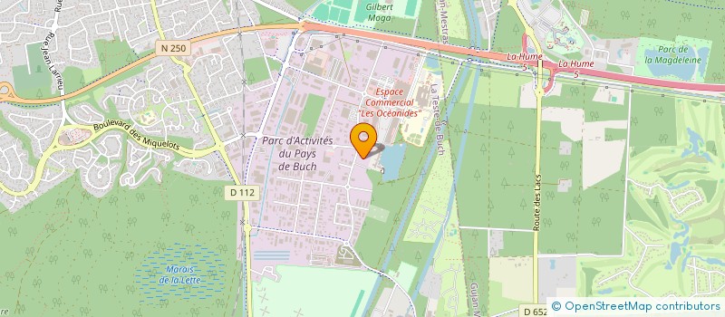 localisation de l'entreprise SMS SECRETARI@T  LA TESTE-DE-BUCH