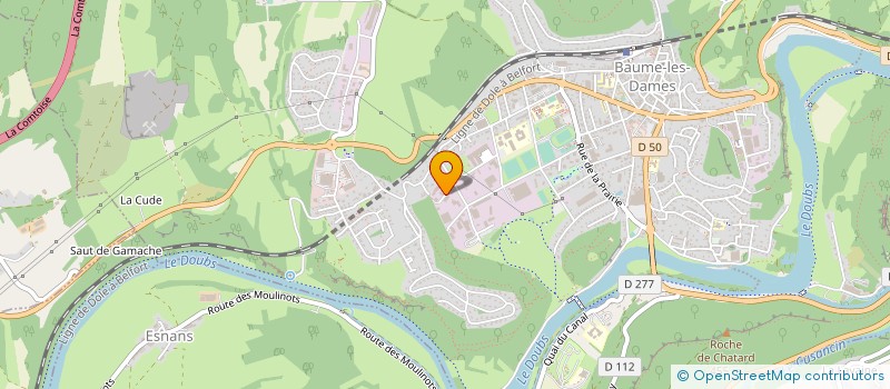 localisation de l'entreprise SMS SUCCESSEURS à BAUME-LES-DAMES