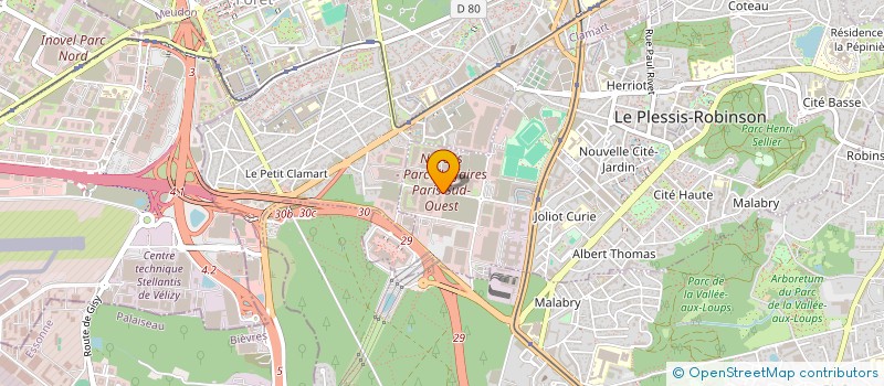 localisation de l'entreprise SMS TELECOM SERVICE MAINTENANCE SITES à LE PLESSIS-ROBINSON