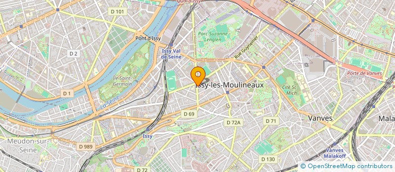 localisation de l'entreprise SMSA à ISSY-LES-MOULINEAUX