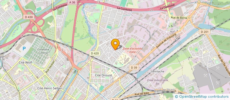 localisation de l'entreprise SMSA & FRERES SARL  ILLZACH