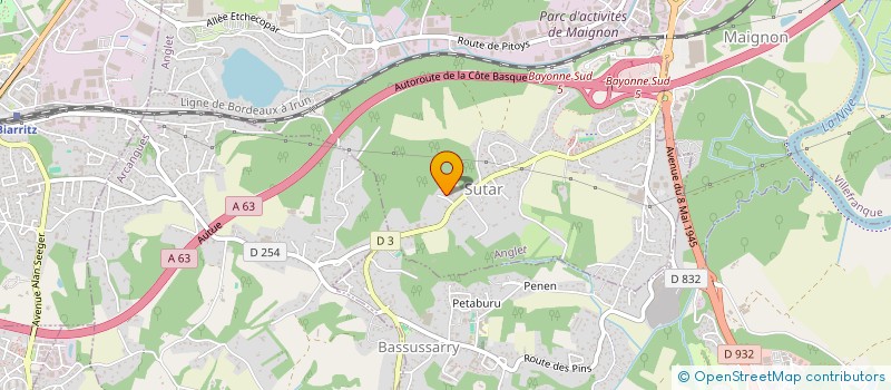 localisation de l'entreprise SMSL à ANGLET