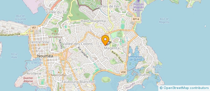 localisation de l'entreprise SMSLINK PACIFIC à NOUMEA