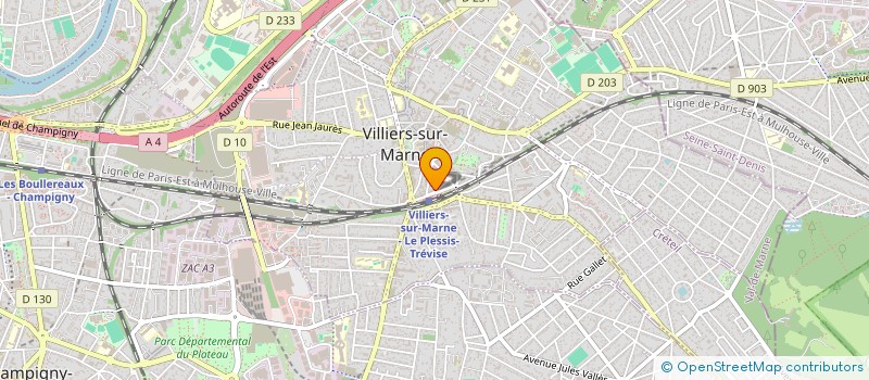 localisation de l'entreprise SMT 2 à VILLIERS-SUR-MARNE