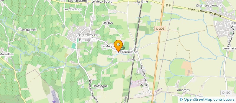 localisation de l'entreprise SMT  CORCELLES-EN-BEAUJOLAIS