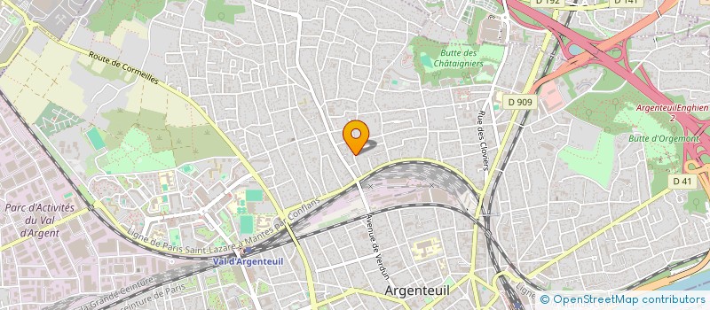 localisation de l'entreprise SMT  ARGENTEUIL