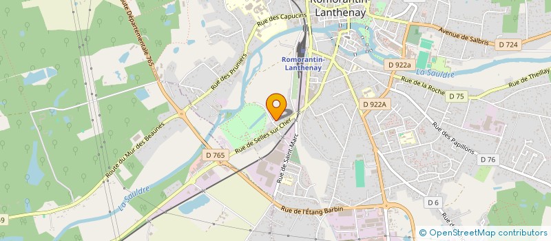localisation de l'entreprise SMT  ROMORANTIN-LANTHENAY