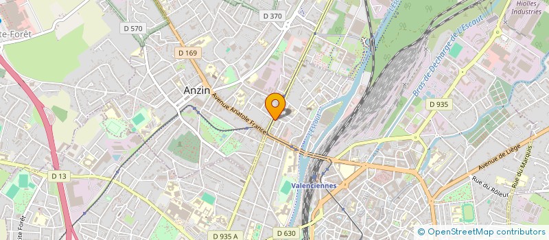 localisation de l'entreprise SMT BATIMENT à VALENCIENNES