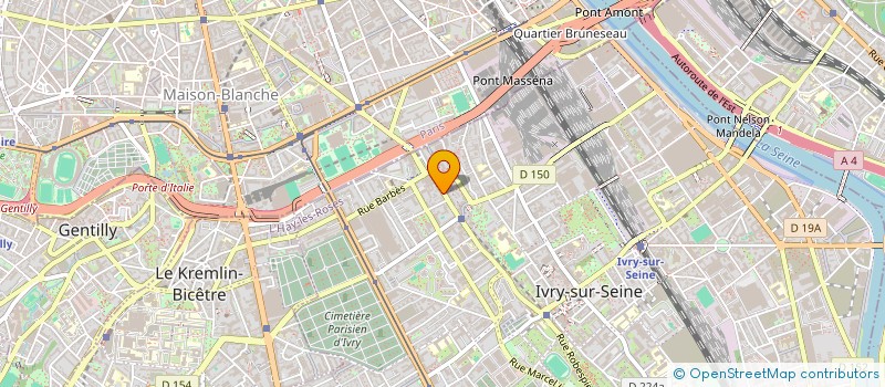 localisation de l'entreprise SMT BAZAR  IVRY-SUR-SEINE