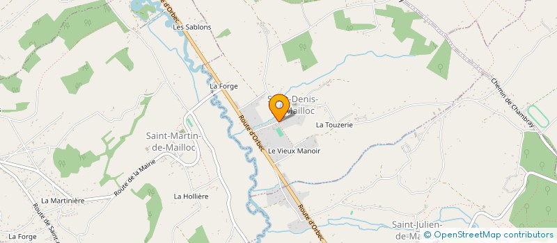 localisation de l'entreprise SMT BERTHELOT  SAINT-DENIS-DE-MAILLOC