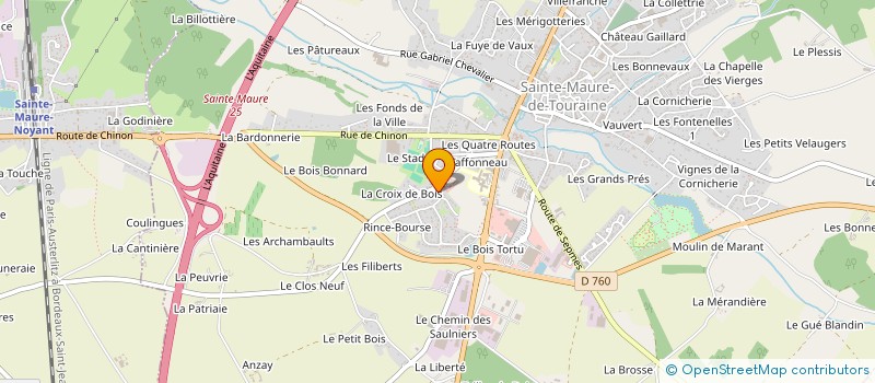 localisation de l'entreprise SMT & CO EN FETE  SAINTE-MAURE-DE-TOURAINE