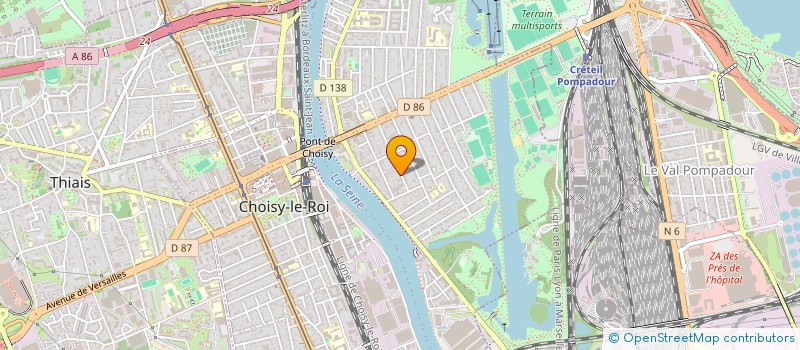 localisation de l'entreprise SMT DIFFUSION à CHOISY-LE-ROI
