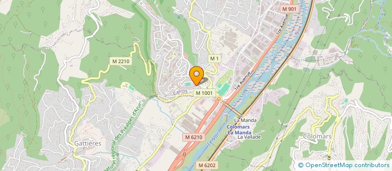 localisation de l'entreprise SMT FIANDINO  GATTIERES