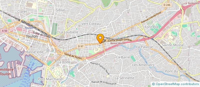 localisation de l'entreprise SMT NGUYEN  TOULON