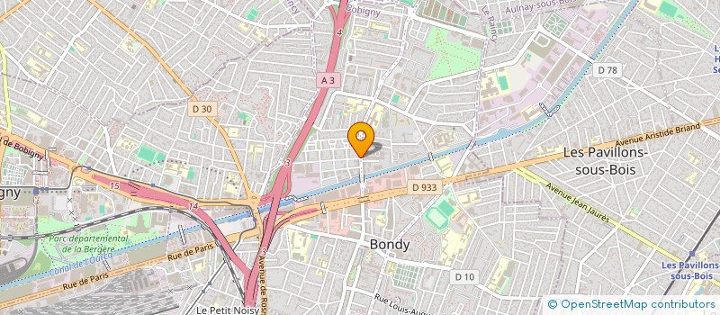 localisation de l'entreprise SMT SARL à BONDY