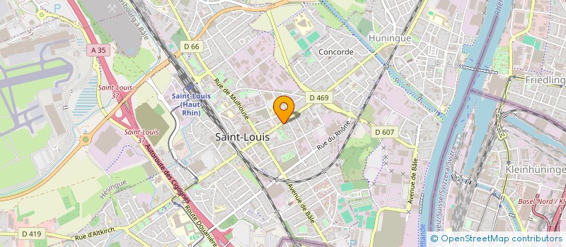 localisation de l'entreprise SMT TEXTILE à SAINT-LOUIS