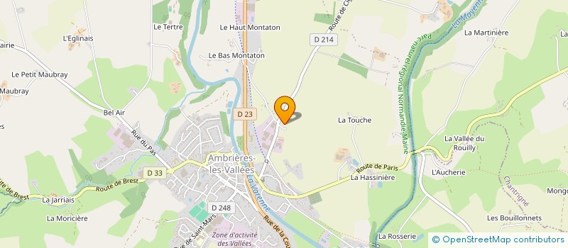 localisation de l'entreprise SMTA TREUILS  AMBRIERES-LES-VALLEES