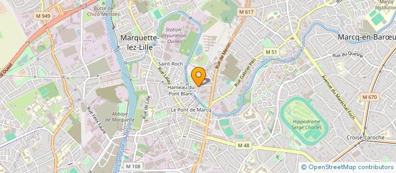 localisation de l'entreprise SMTB à MARCQ-EN-BARŒUL