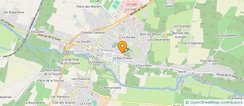 localisation de l'entreprise SMTC à AZAY-LE-RIDEAU