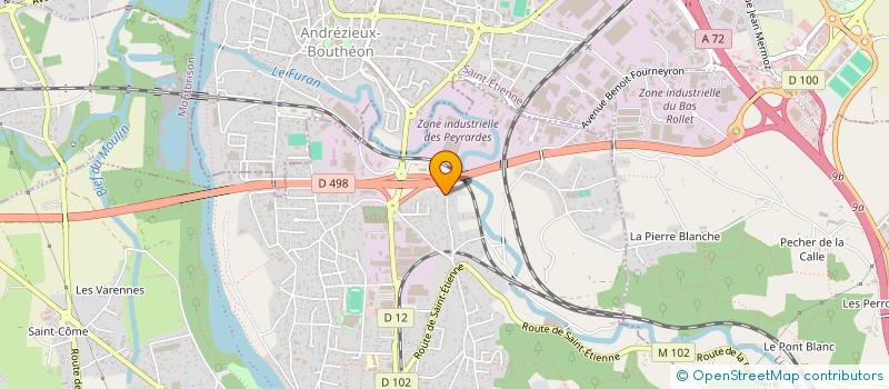 localisation de l'entreprise SMTC IMMO  SAINT-JUST-SAINT-RAMBERT