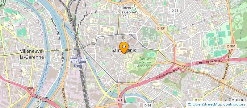 localisation de l'entreprise SMTD à SAINT-DENIS