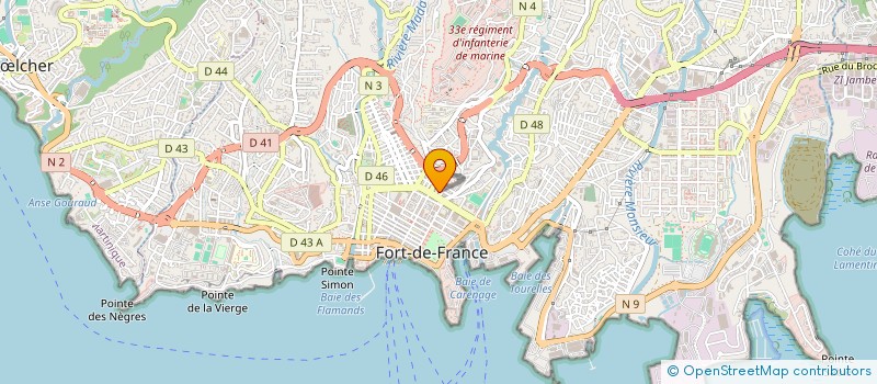 localisation de l'entreprise SMTI MARTIN TRAITEM INFORMAT à FORT-DE-FRANCE