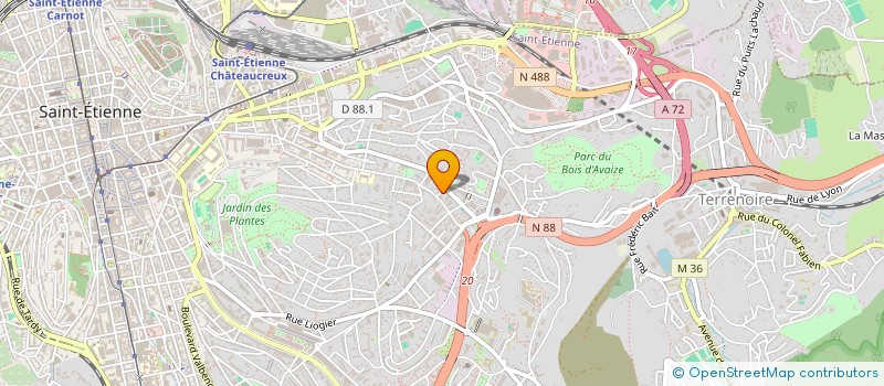 localisation de l'entreprise SMTID  SAINT-ETIENNE