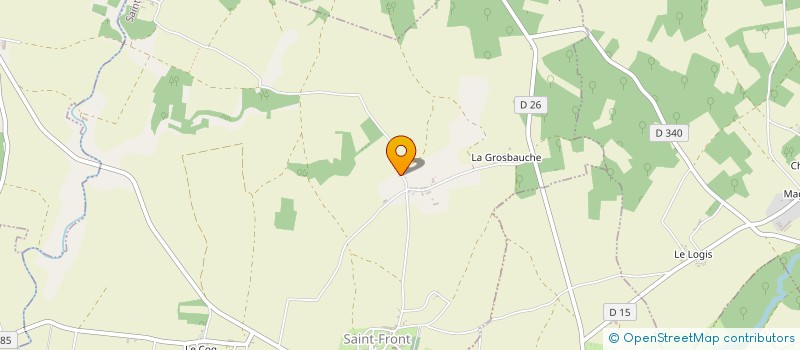 localisation de l'entreprise SMTP 16 à SAINT-FRONT