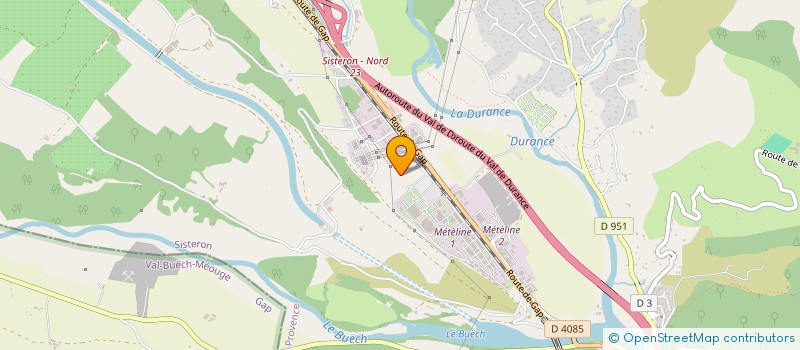 localisation de l'entreprise SMTP SOC MISON TRAVAUX PUBLICS à SISTERON