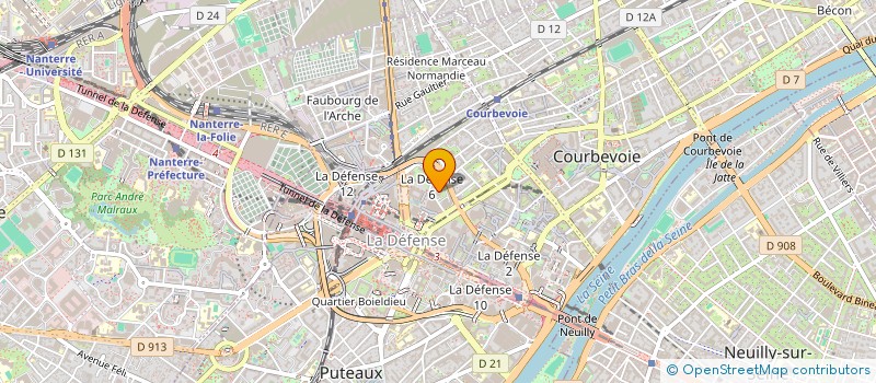 localisation de l'entreprise SMURFIT WESTROCK ALMA à COURBEVOIE