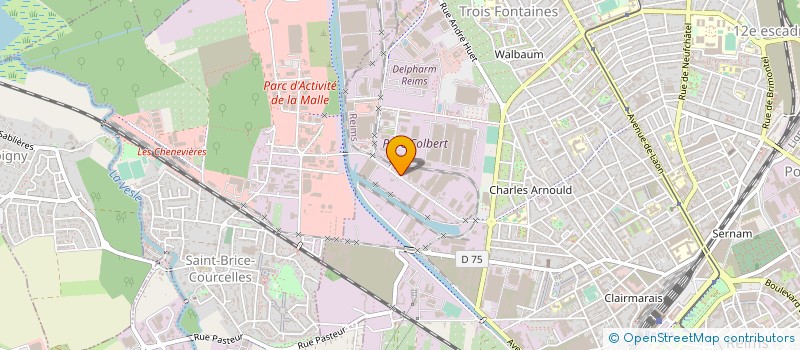 localisation de l'entreprise SMURFIT WESTROCK CNC REIMS à REIMS