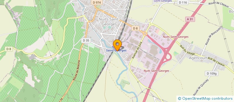 localisation de l'entreprise SMURFIT WESTROCK PARNALLAND à NUITS-SAINT-GEORGES