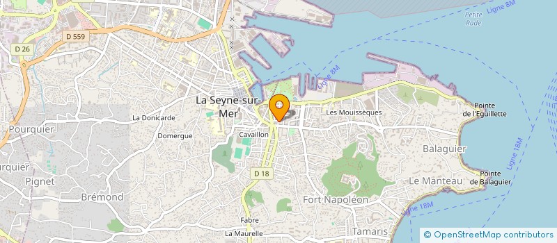 localisation de l'entreprise SMUTEK INVEST à LA SEYNE-SUR-MER