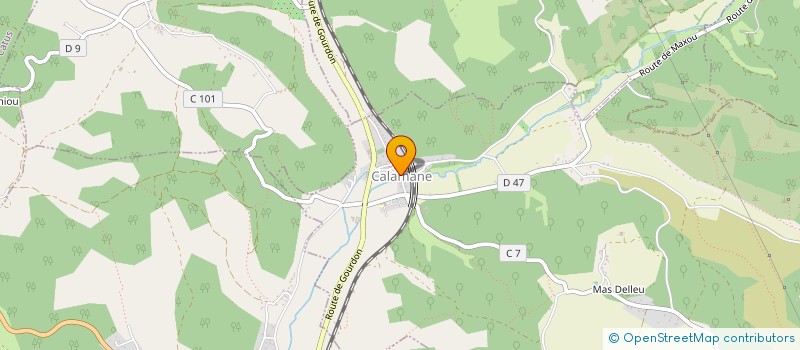 localisation de l'entreprise SMV  CALAMANE