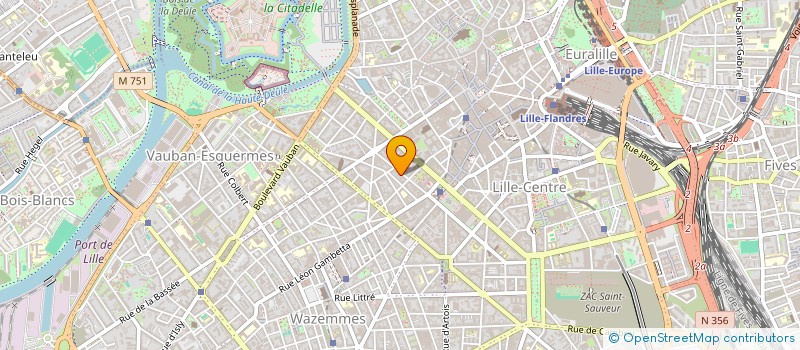 localisation de l'entreprise SMV COMPAGNIES  LILLE