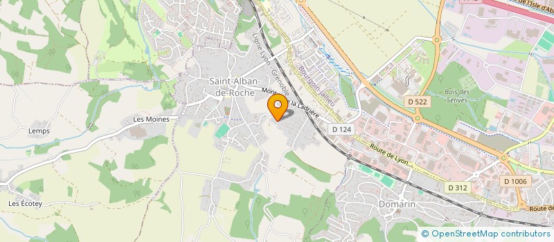 localisation de l'entreprise SMV HOLDING à SAINT-ALBAN-DE-ROCHE