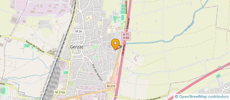 localisation de l'entreprise SMV IMMO  GERZAT